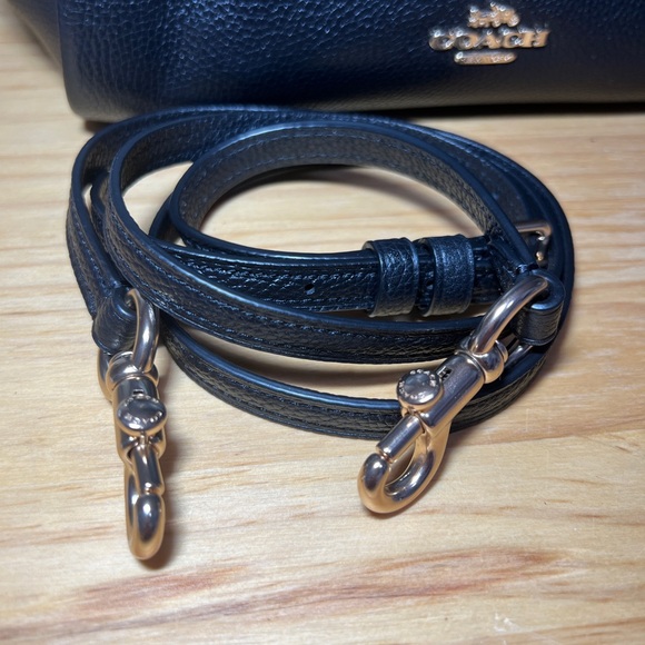 Coach Black Pebbled Leather Elsie - Picture 2 of 15